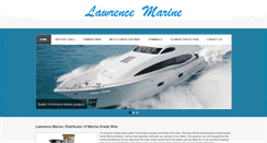 Desktop Screenshot of lawrencemarineproducts.com