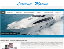 Tablet Screenshot of lawrencemarineproducts.com